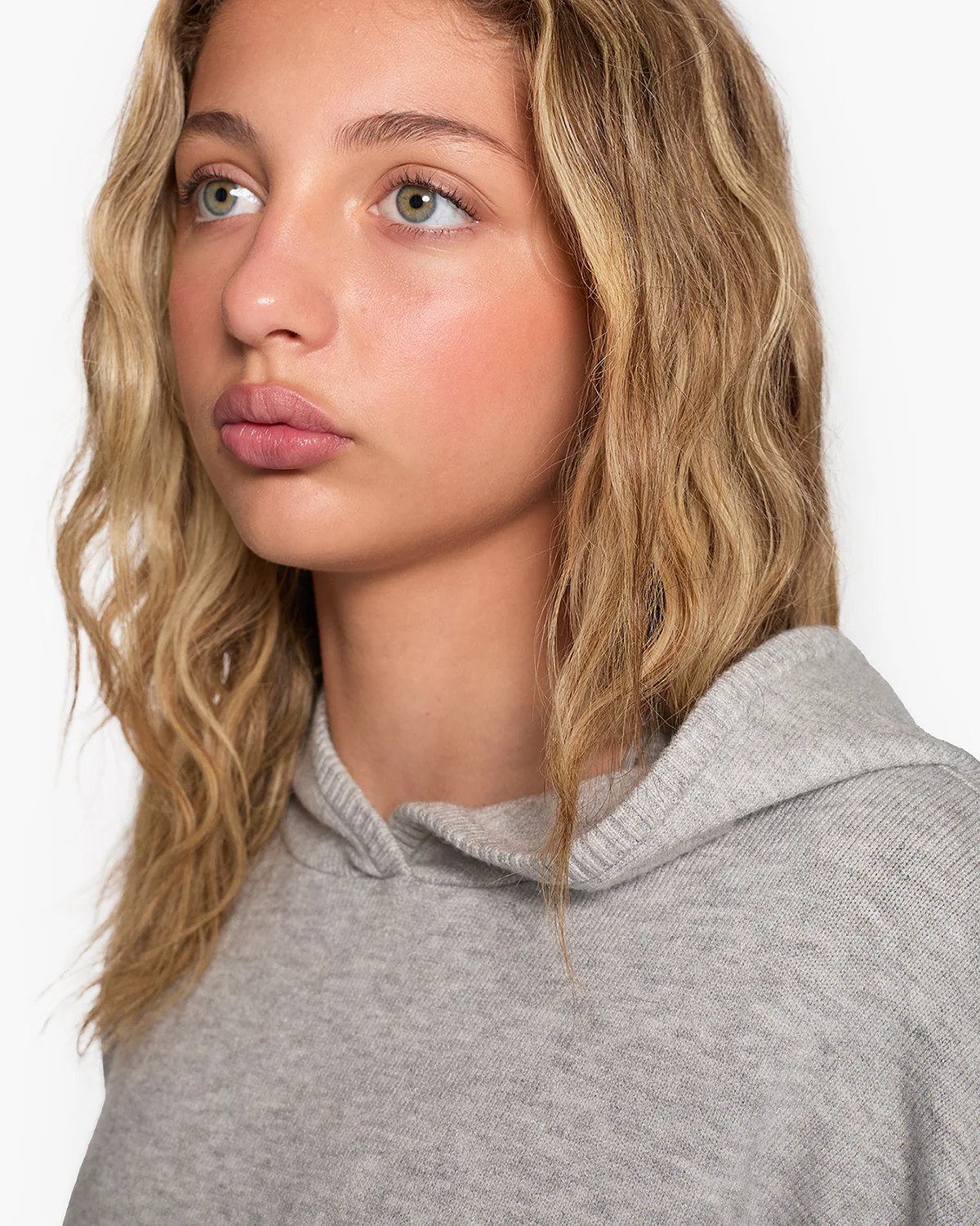 Sunday Sweater Hoodie - Heather Grey - Image 4
