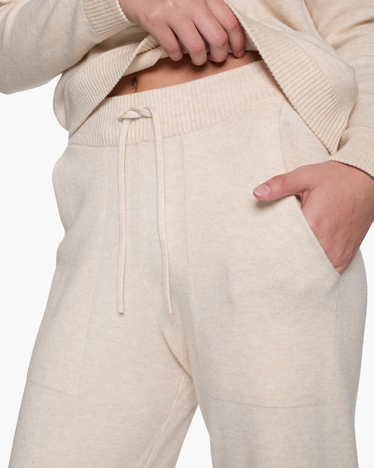 Sunday Sweater Pants - Cream - Image 4