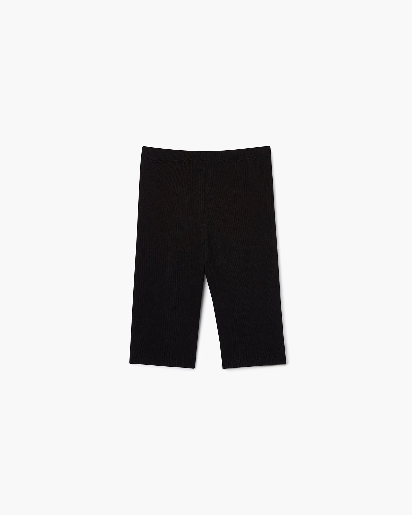 Super Rib Biker Short - Black