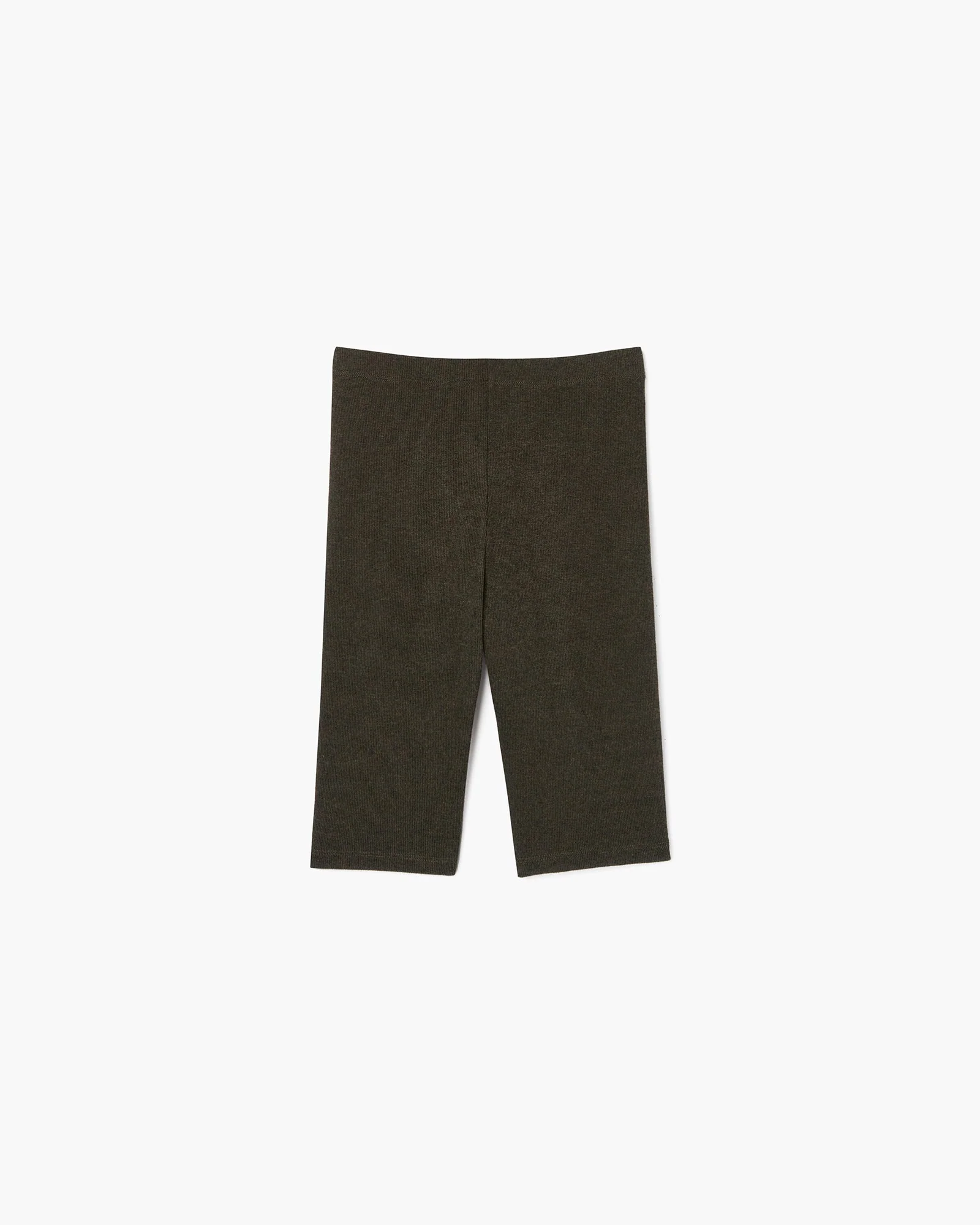 Super Rib Biker Short - Moss