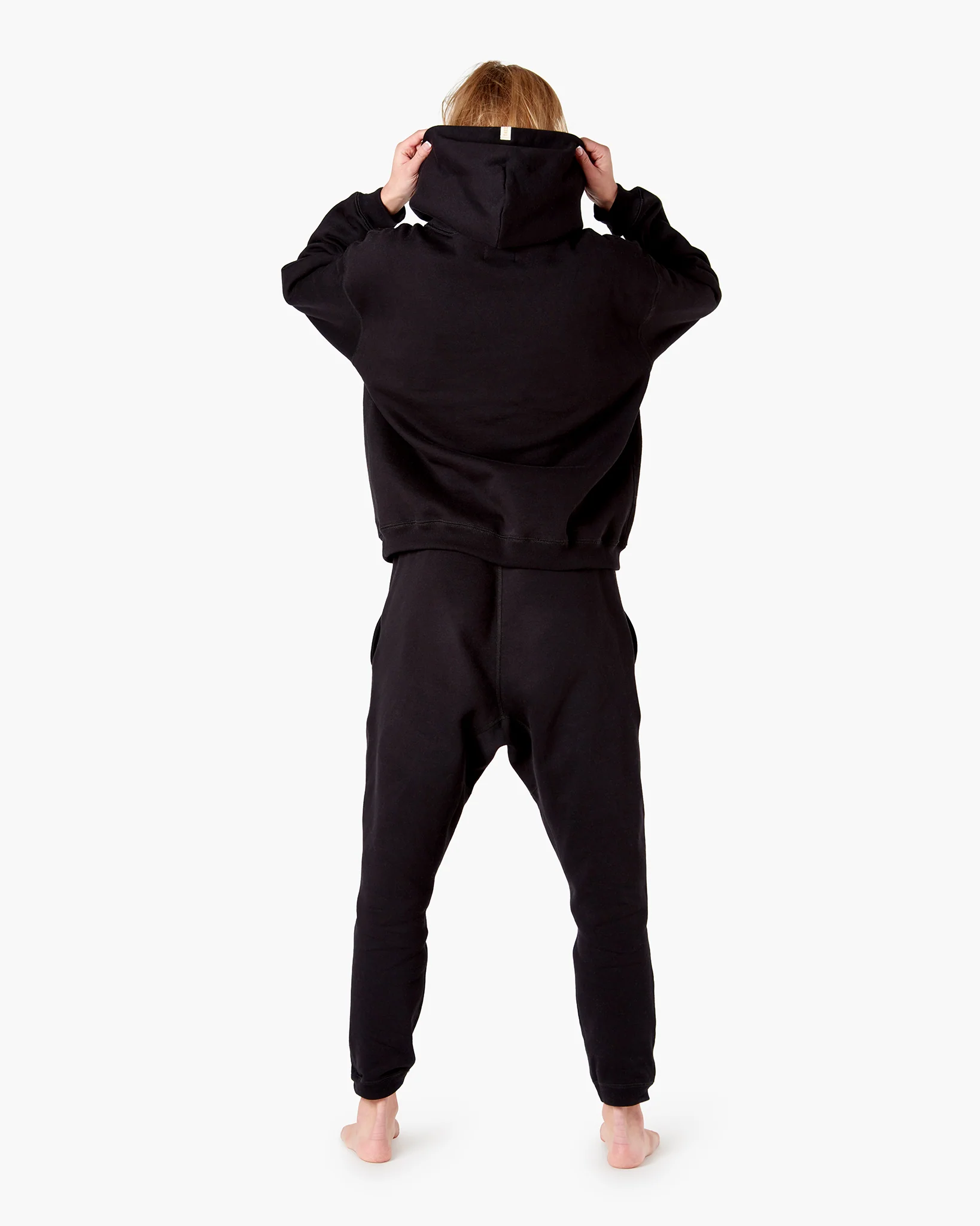 The Warm Hoodie - Black - Image 3