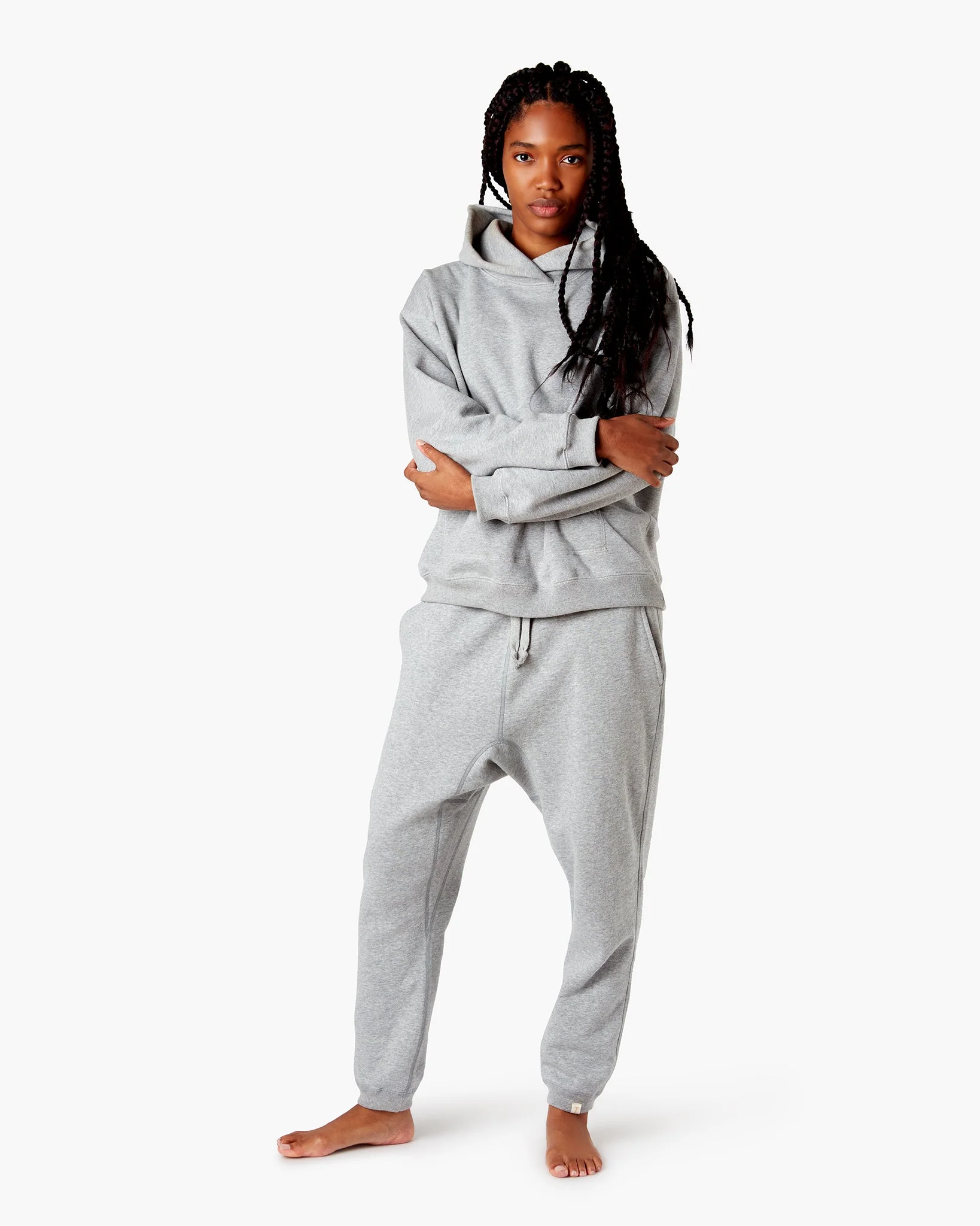 The Warm Hoodie - Grey Mix