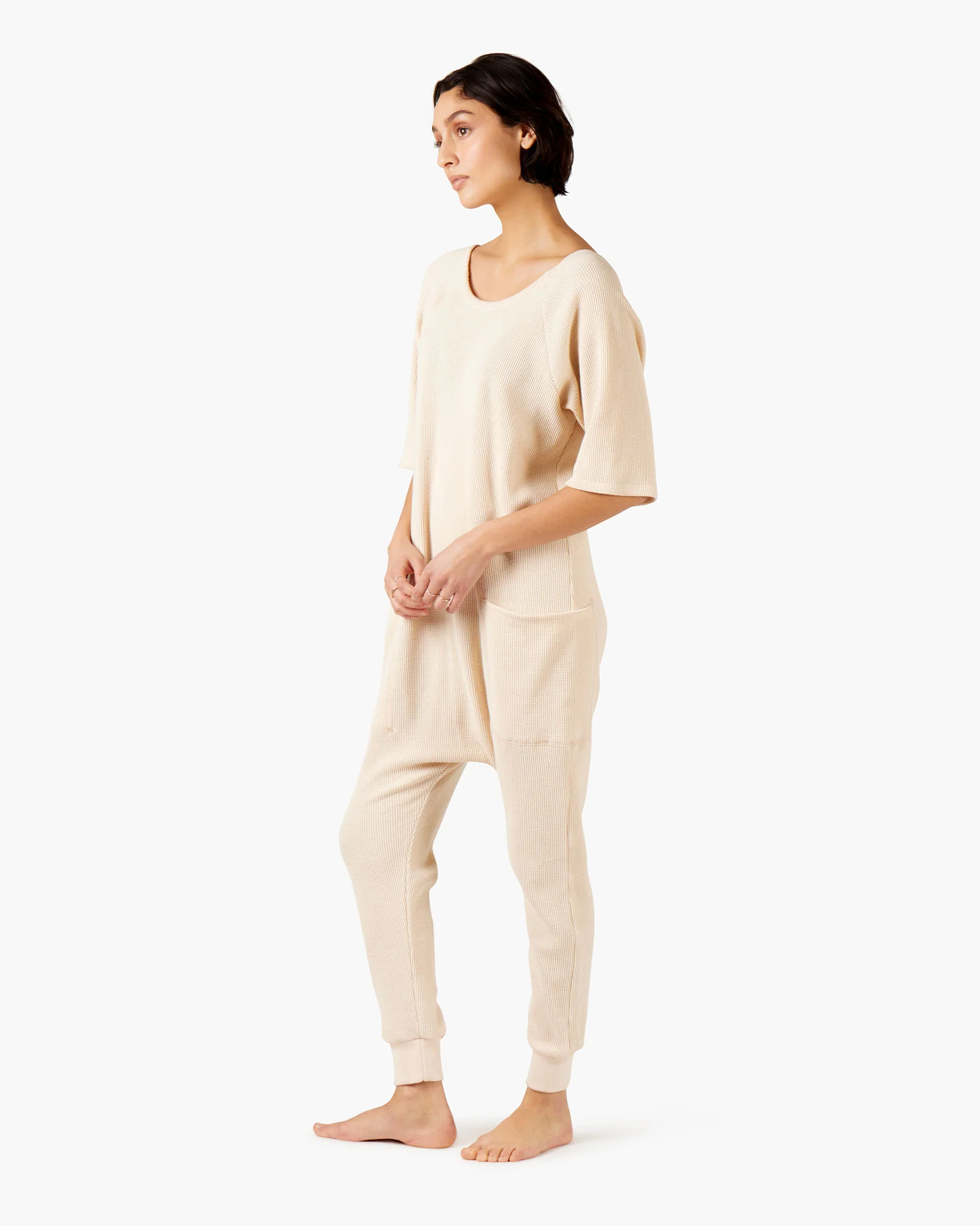 The Waffle Jumpsuit - Petal - Image 2