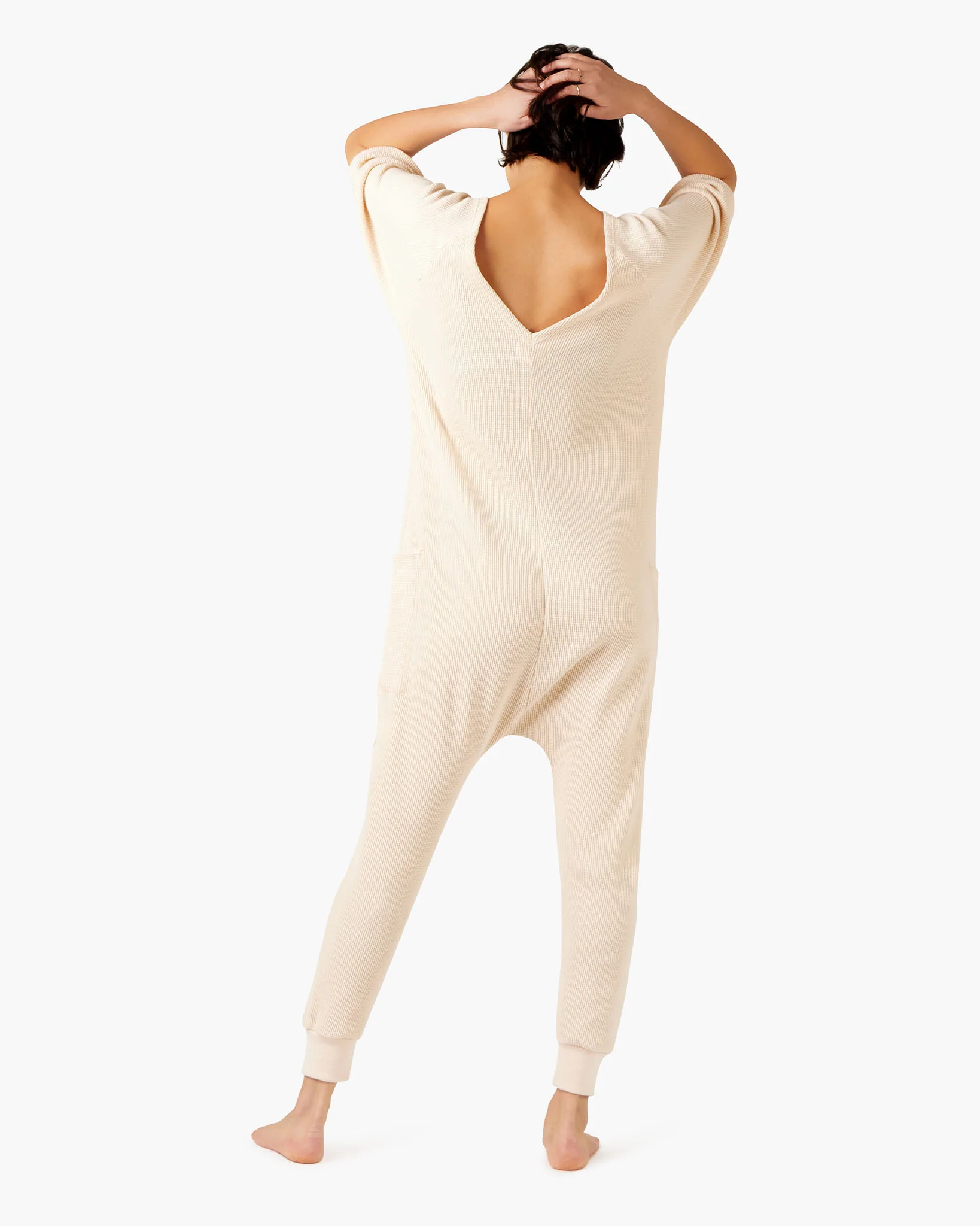 The Waffle Jumpsuit - Petal - Image 3